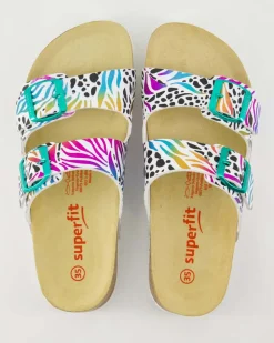 1-800111-1090 Pantoletten in Mehrfarbig