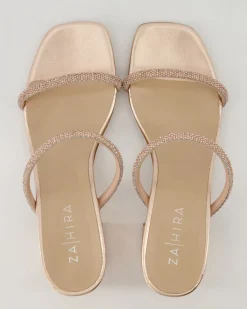 12406 Pantoletten in Roségold