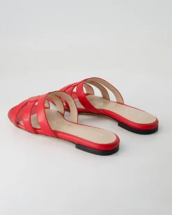 1222 Pantoletten in Rot