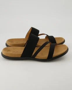 03.702.87 Pantoletten in Schwarz