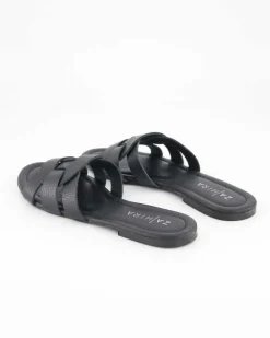 13151 Pantoletten in Schwarz