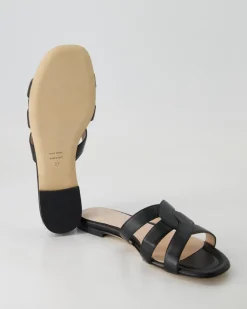 1222 Pantoletten in Schwarz