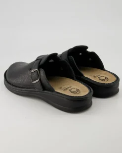 5009-18 Pantoletten in Schwarz