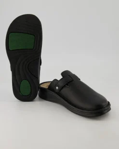 5009-18 Pantoletten in Schwarz