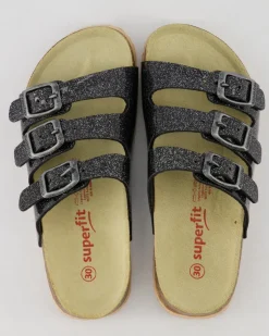 800113-0100 Pantoletten in Schwarz