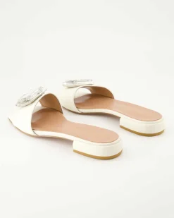 2558 Pantoletten in Weiß