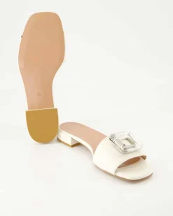 2558 Pantoletten in Weiß