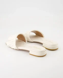 2556 Pantoletten in Weiß