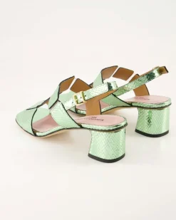 604 Sandalen in Grün