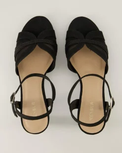 24279 Sandalen in Schwarz