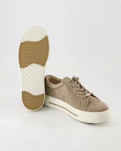 9-23351-43/326 Schnürschuhe in Beige