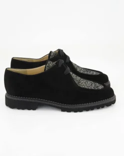 11615 Schnürschuhe in Schwarz