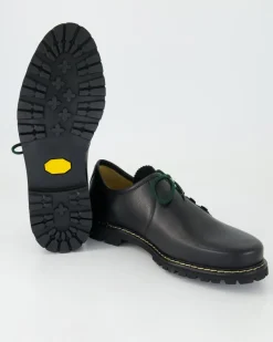 6743 Schnürschuhe in Schwarz