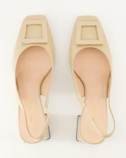 6551 Slingpumps in Beige