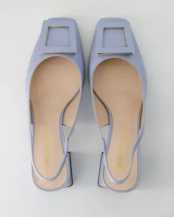 6551 Slingpumps in Blau