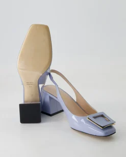 6551 Slingpumps in Blau