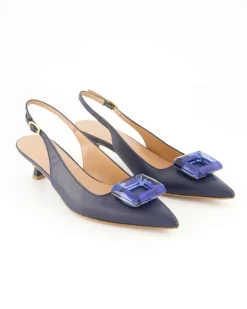 559 Slingpumps in Blau