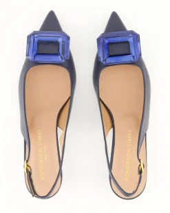 559 Slingpumps in Blau