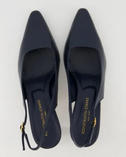 07023 Slingpumps in Blau