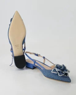 244 Slingpumps in Blau