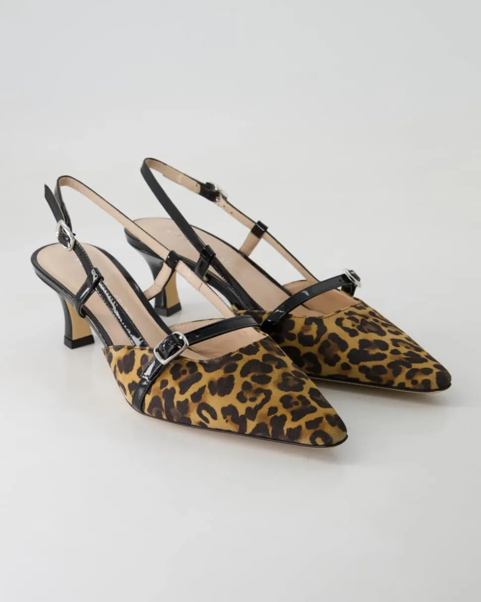 4027 Slingpumps in Braun