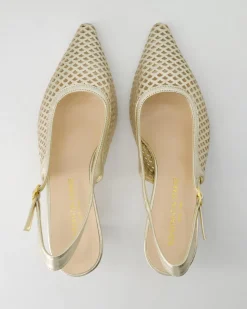 01645-770 Slingpumps in Gold