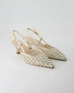1641-775 Slingpumps in Gold