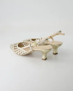 1641-775 Slingpumps in Gold