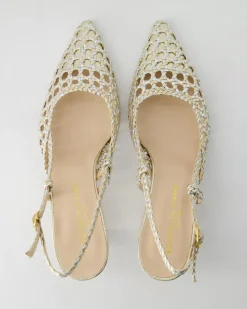 1641-775 Slingpumps in Gold