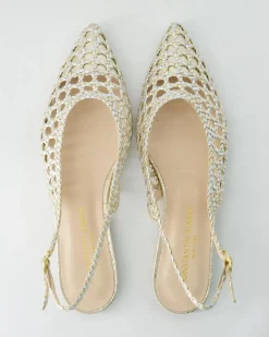 1969-775 Slingpumps in Gold