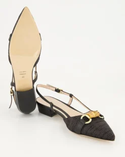 215 Slingpumps in Schwarz
