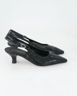 01645-102 Slingpumps in Schwarz