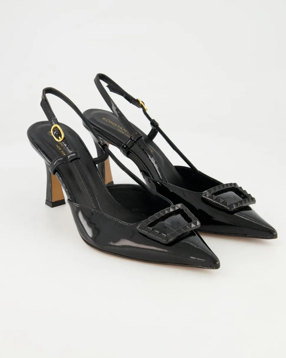 0633 Slingpumps in Schwarz