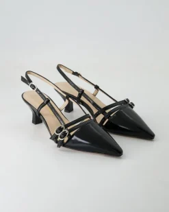 1633-102 Slingpumps in Schwarz
