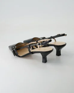 1633-102 Slingpumps in Schwarz