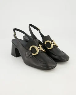 7998-003 Slingpumps in Schwarz