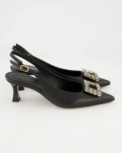 0440 Slingpumps in Schwarz