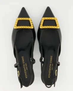 0536 Slingpumps in Schwarz