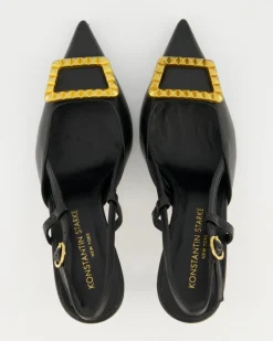 0634 Slingpumps in Schwarz