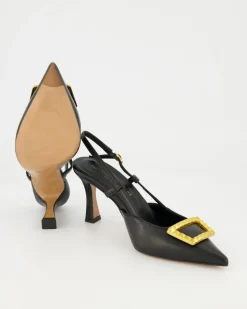 0634 Slingpumps in Schwarz