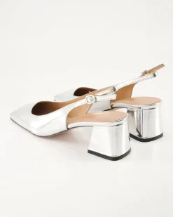 1510 Slingpumps in Silber