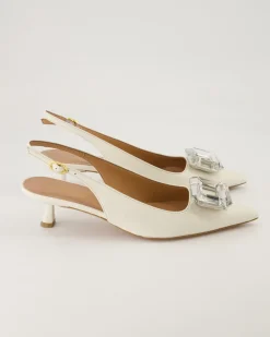 559 Slingpumps in Weiß