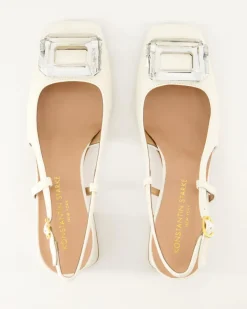 1520 Slingpumps in Weiß