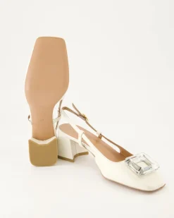 1520 Slingpumps in Weiß