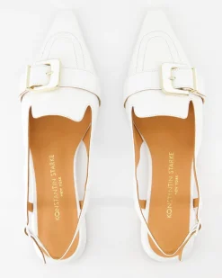 3355 Slingpumps in Weiß