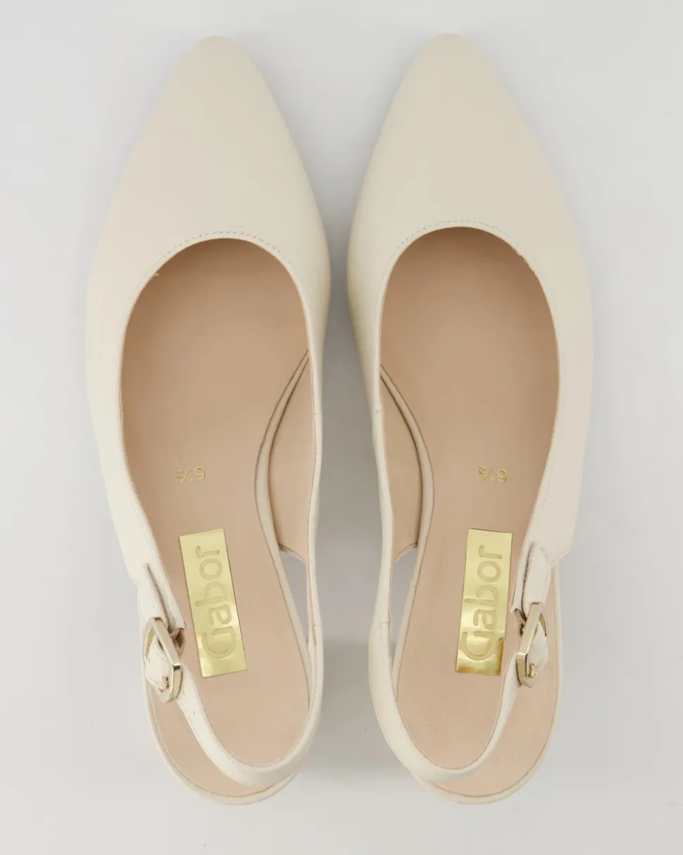 21.540.22 Slingpumps in Weiß