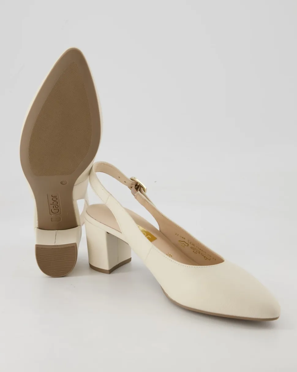 21.540.22 Slingpumps in Weiß