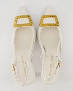 0634 Slingpumps in Weiß