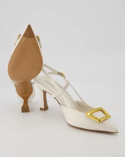 0634 Slingpumps in Weiß