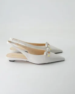 1080-202 Slingpumps in Weiß